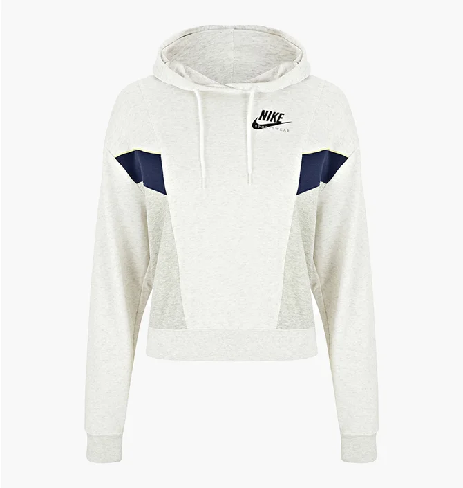 Худі жіноче Nike Sportswear Heritage Hoodie Fleece White CZ8604-051