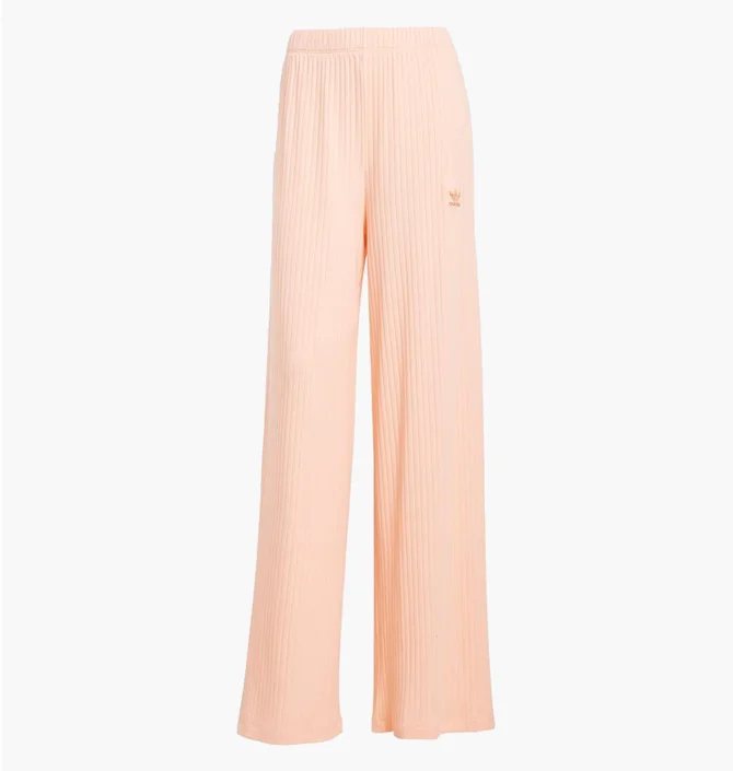 Штани жіночі Adidas Essentials Wide Rib Peach JD0766