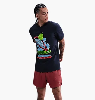 Футболка мужская Nike Nkct Tee Us Open Blue HV1713-451