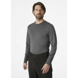 Термобілизна чоловіча Helly Hansen Lifa Merino Midweight Crew Grey 49364-876