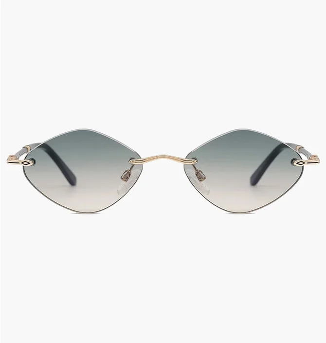 Солнцезащитные очки женские Carolina Lemke Gold/Green CL3337-С1