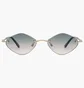 Солнцезащитные очки женские Carolina Lemke Gold/Green CL3337-С1