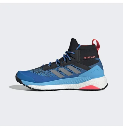 Кроссовки мужские Adidas Terrex Free Hiker Primeblue Hiking Shoes Black/Blue Gz0334
