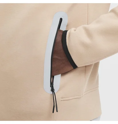 Толстовка чоловіча Nike Tech Fleece Reflective Beige HQ3746-200