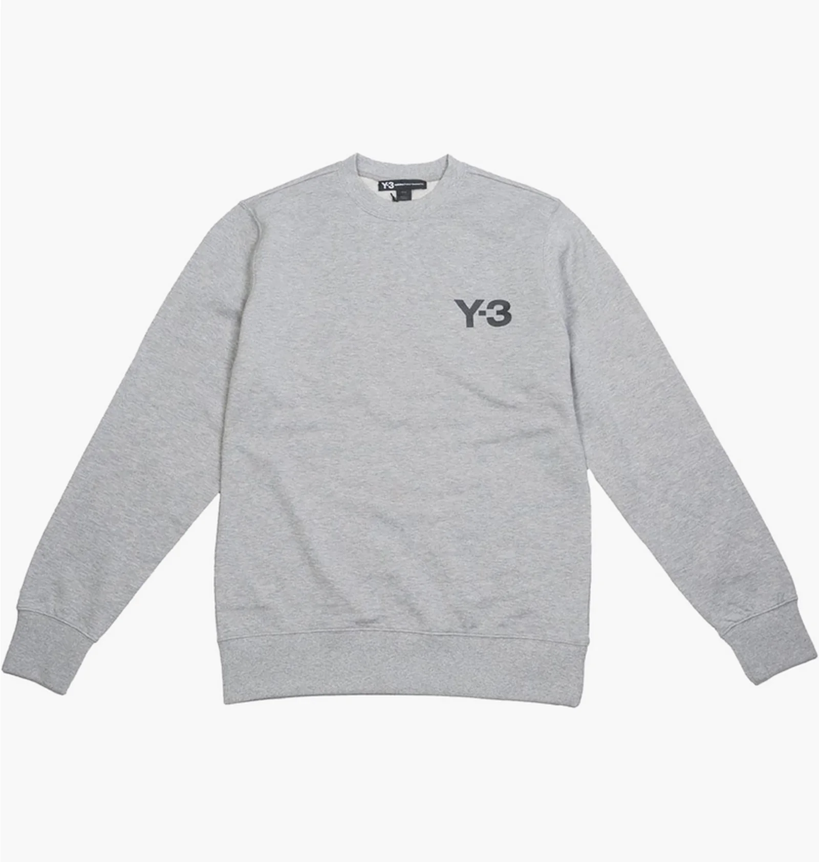Yページ ᐉ Свитшот мужской Adidas Y-3 Classic Logo Front Crew Sweater Grey