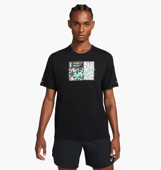 Футболка мужская Nike Dri-Fit Miler D.Y.E. Black Dq6508-010