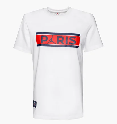 Футболка чоловіча Nike Air Jordan Psg Wordmark Tee White DB6510-100