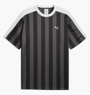 Футболка чоловіча Puma Ess T7 Striped Jersey Black/Grey 692195-01