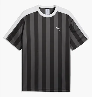 Футболка чоловіча Puma Ess T7 Striped Jersey Black/Grey 692195-01