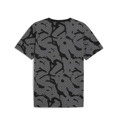 Футболка мужская Puma Ess Logo Lab Aop Black/Grey 684668-01