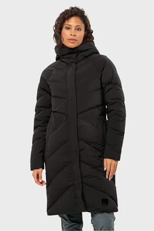 Пуховик женский Jack Wolfskin Marienplatz Black 1206971-6000