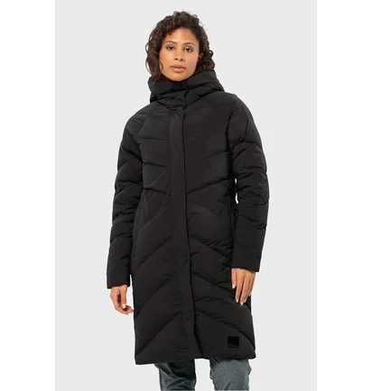 Пуховик жіночий Jack Wolfskin Marienplatz Black 1206971-6000