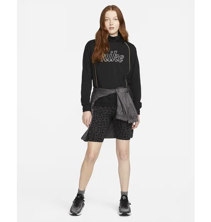 Свитшот женский Nike Sportswear Icon Clash French Terry Top Black Dq6244-010