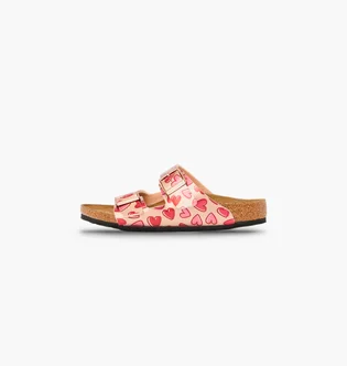 Тапочки дитячі BIRKENSTOCK Arizona Birko-Flor Beige/Pink 1030434