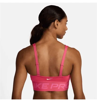 Топ женский Nike Pro Indy Plunge Pink HF7324-629
