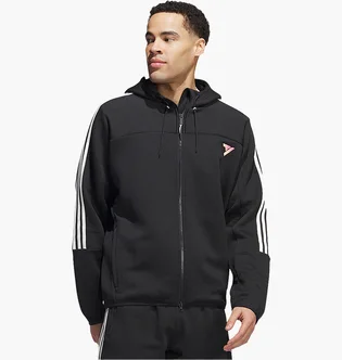 Толстовка чоловіча Adidas Trae Young Tech Jacket Black IL1617