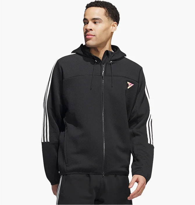 Толстовка мужская Adidas Trae Young Tech Jacket Black IL1617