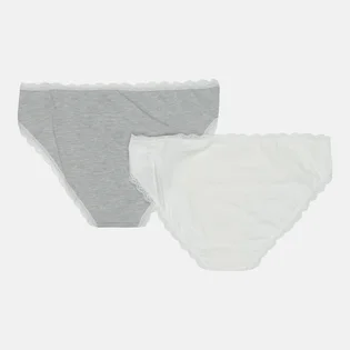 Трусики жіночі Manoukian Slips White/Grey (2 шт) 13890784-1