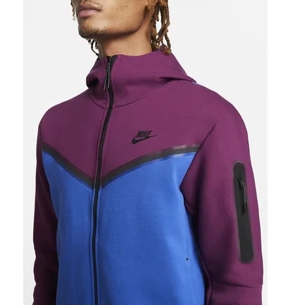 Толстовка чоловіча Nike Sportswear Tech Fleece Blue/Violet CU4489-610
