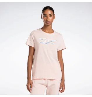 Футболка женская Reebok Vector Graphic T-Shirt Peach 100071095