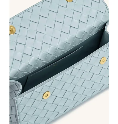 Сумка жіноча JW PEI Keyla Weave Texture Top Handle Bag Light Blue BB2025BG119211JWP