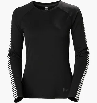 Термобілизна чоловіча Helly Hansen Lifa Active Stripe Crew Black 49413-990