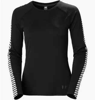 Термобелье мужское Helly Hansen Lifa Active Stripe Crew Black 49413-990