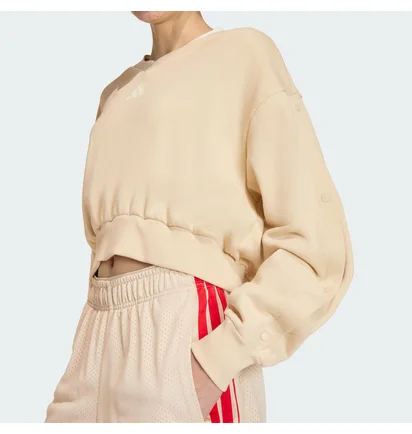 Свитшот женский Adidas Stadium Crew Beige JY6969