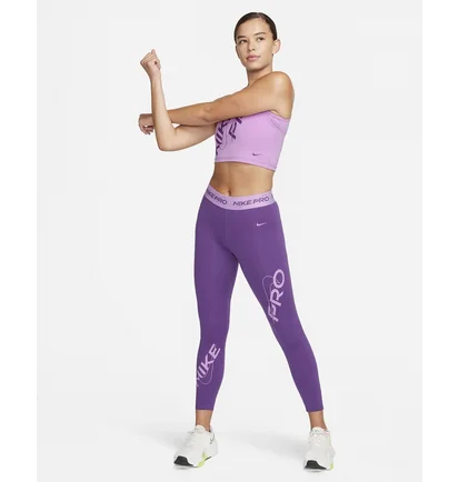 Легінси жіночі Nike Pro Mid-Rise 7/8 Graphic Leggings Violet FB5488-599