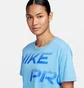 Футболка женская Nike Pro Grx Light Blue FQ4985-412