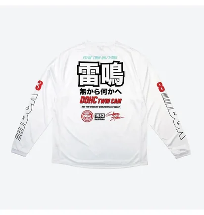 Лонгслив мужской DGK Turbine Racing White CTS-1037-005