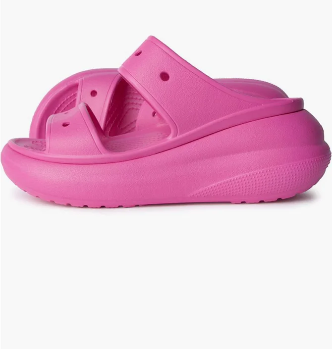 Тапочки женские CROCS Classic Crush Sandal Pink 207670-6UB