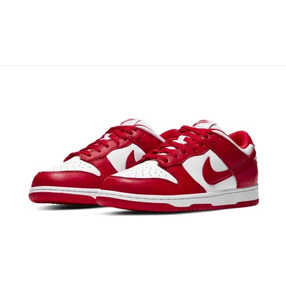 Кроссовки мужские Nike Dunk Low Retro Sp White/Red CU1727-100