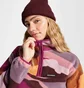 Кофта женская Converse Polar Fleece Printed Popover Multi 10025678-535