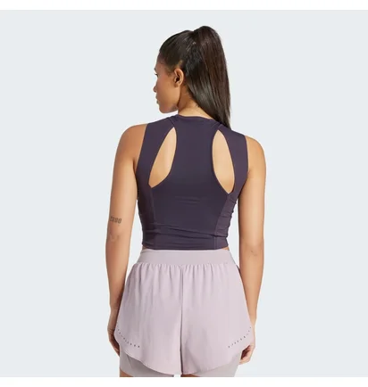Топ женский Adidas Hiit Crop Heat.Rdy Tank Top Violet IQ1763