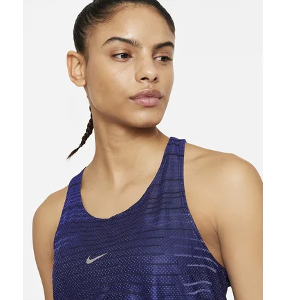 Майка женская Nike W Np Cln Tank Net Blue Da0528-013