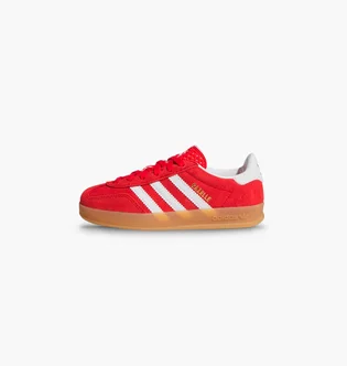 Кросівки дитячі Adidas Gazelle Indoor Red/White JS3801