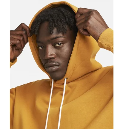 Худі чоловіче Nike Solo Swoosh MenS Fleece Pullover Hoodie Yellow DX1355-754