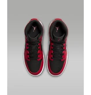 Кросівки дитячі Air Jordan 1 Mid Gs Red/Black DQ8423-061