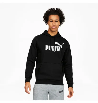 Худи мужское Puma Essentials Big Logo Mens Hoodie Black 846812-01