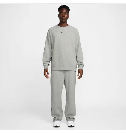 Свитшот унисекс Nike Nocta Fleece Cs Grey FN8160-063