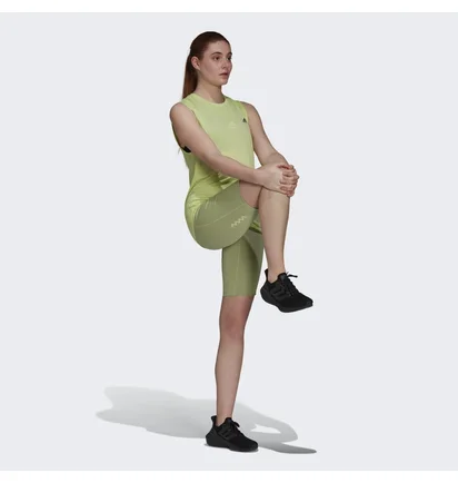 Шорты женские Adidas Fastimpact Running Bike Short Tights Green Hb9234