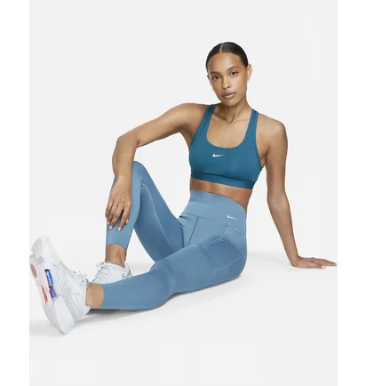 Топ женский Nike Swoosh Light Support Blue DX6817-381