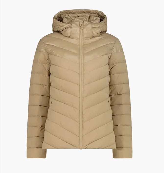 Куртка женская CMP Snaps Hood Sorona Aura Beige 35K3576-P405