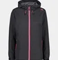 Ветровка женская CMP Woman Rain Jacket Fix Hood Black 39X6636-01UE