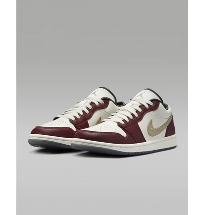 Кросівки жіночі Air Jordan 1 Low Se Lunar New Year Shoes Beige/Bordo FJ5735-100