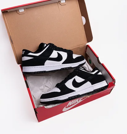 Кросівки чоловічі Nike Dunk Low Retro Black/White FQ8249-100