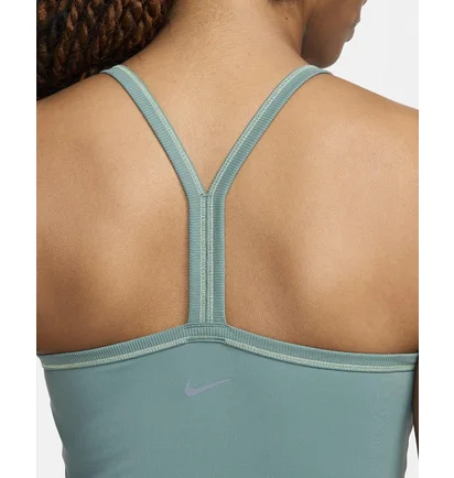 Топ женский Nike One Fitted Dri-Fit Cropped Tank Top Green FN3074-361