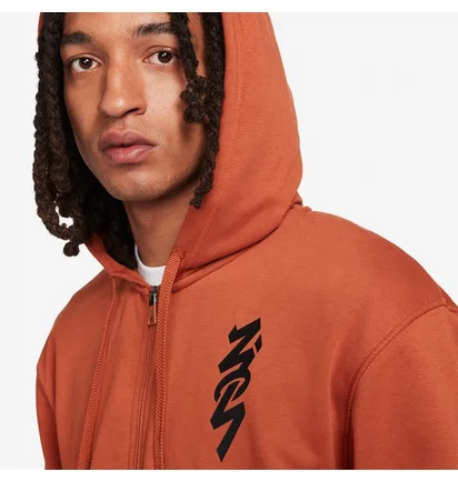 Толстовка мужская Air Jordan M J Zion Hoodie Orange Dj5869-246