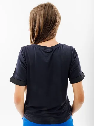 Футболка жіноча AUSTRALIAN Gold Tape Jersey V Tee Black LSDTS0028-200